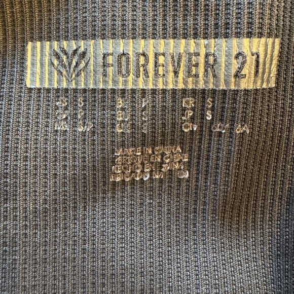 Forever21 Gray & Lavender Gym Colorblock Leggings (Size Small) - Picture 2 of 8